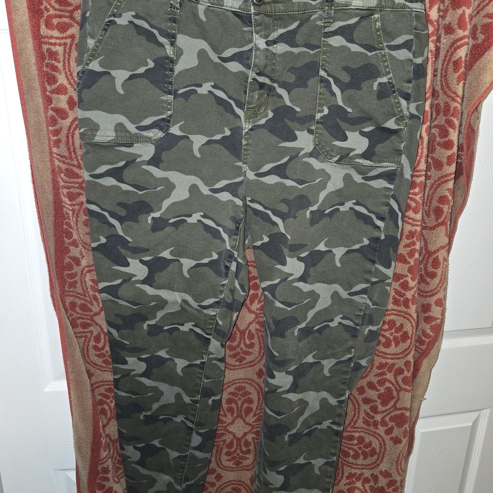 Torrid Olive Camouflage Pants